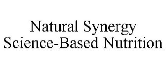 NATURAL SYNERGY SCIENCE-BASED NUTRITION