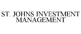 ST. JOHNS INVESTMENT MANAGEMENT