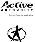 ACTIVE AUTHORITY YOU HAVE THE RIGHT TO REMAIN ACTIVE