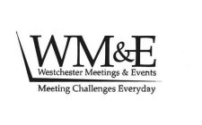 WM&E WESTCHESTER MEETINGS & EVENTS MEETING CHALLENGES EVERYDAY