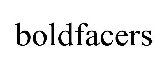 BOLDFACERS