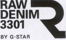 R RAW DENIM 3301 BY G-STAR