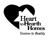 HEART TO HEARTH HOMES DESIRES TO REALITY