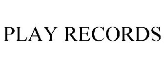 PLAY RECORDS