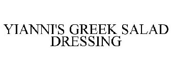 YIANNI'S GREEK SALAD DRESSING