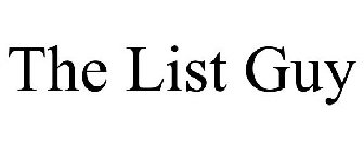 THE LIST GUY