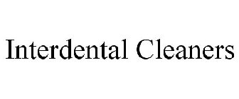 INTERDENTAL CLEANERS