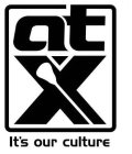 AT X IT'S OUR CULTURE