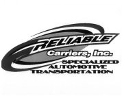 RELIABLE CARRIERS, INC. SPECIALIZED AUTOMOTIVE TRANSPORTATION