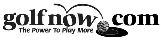 GOLFNOW.COM THE POWER TO PLAY MORE