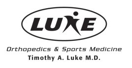 LUKE ORTHOPEDICS & SPORTS MEDICINE TIMOTHY A. LUKE M.D.