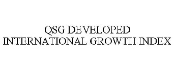 QSG DEVELOPED INTERNATIONAL GROWTH INDEX