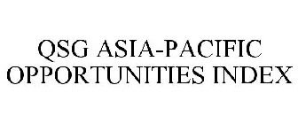 QSG ASIA-PACIFIC OPPORTUNITIES INDEX