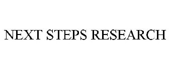 NEXT STEPS RESEARCH