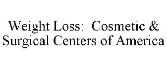 WEIGHT LOSS: COSMETIC & SURGICAL CENTERS OF AMERICA