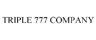 TRIPLE 777 COMPANY