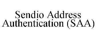 SENDIO ADDRESS AUTHENTICATION (SAA)