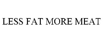 LESS FAT MORE MEAT