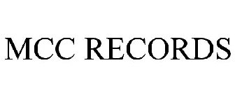 MCC RECORDS