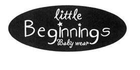 LITTLE BEGINNINGS BABY WEAR
