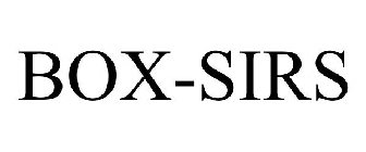 BOX-SIRS