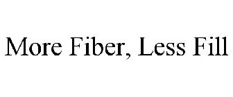 MORE FIBER, LESS FILL