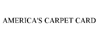 AMERICA'S CARPET CARD