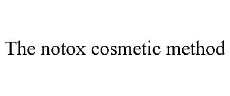 THE NOTOX COSMETIC METHOD