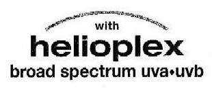 WITH HELIOPLEX BROAD SPECTRUM UVA·UVB