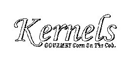 KERNELS GOURMET CORN ON THE COB.