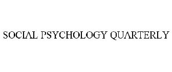 SOCIAL PSYCHOLOGY QUARTERLY