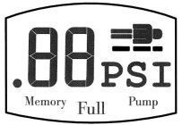 .88 PSI MEMORY FULL PUMP