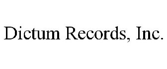 DICTUM RECORDS, INC.