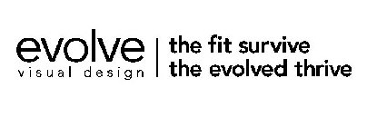 EVOLVE VISUAL DESIGN | THE FIT SURVIVE THE EVOLVED THRIVE