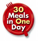 30 MEALS IN ONE DAY