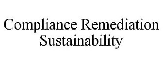 COMPLIANCE REMEDIATION SUSTAINABILITY