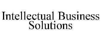 INTELLECTUAL BUSINESS SOLUTIONS