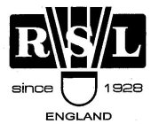 RSL SINCE 1928 ENGLAND
