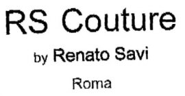 RS COUTURE BY RENATO SAVI ROMA