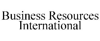 BUSINESS RESOURCES INTERNATIONAL
