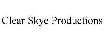 CLEAR SKYE PRODUCTIONS