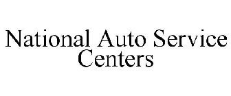 NATIONAL AUTO SERVICE CENTERS