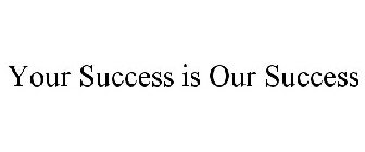 YOUR SUCCESS IS OUR SUCCESS