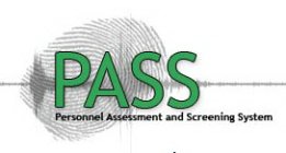 PASS PERSONNEL ASSESSMENT AND SCREENING SYSTEM