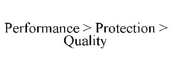 PERFORMANCE > PROTECTION > QUALITY