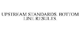 UPSTREAM STANDARDS. BOTTOM LINE RESULTS.