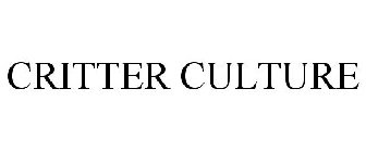 CRITTER CULTURE