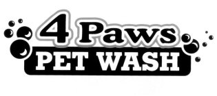 4 PAWS PET WASH