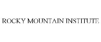 ROCKY MOUNTAIN INSTITUTE