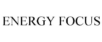 ENERGY FOCUS